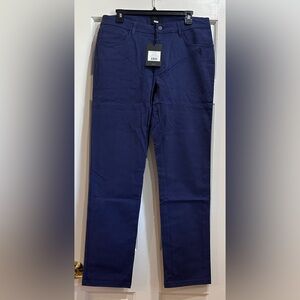 NWT AWAY Luggage Mens Travel Pants- The Staple Pant Blue Size 33x32